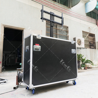 55 pouces motorisé ascenseur tv flight case merchandising