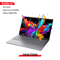Gloednieuwe OEM 15,6" laptop Intel Core I3-8109U 256 SSD IPS scherm Full HD Engels toetsenbord Windows 11 voor thuisgebruik en studenten