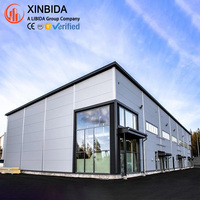Bâtiment à structure en acier préfabriqué, garage et petit atelier isolés en acier léger pour l'Amérique du Nord