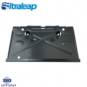 Phía sau tấm giấy phép khung với bản lề 69 Camaro 68-72 Nova 71-74 Vega tag a00298 - Product Image 6