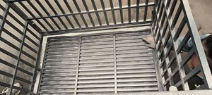 37 "43" 49 "içinde Pet ağır Metal açık üst kafes köpek yükseltilmiş kulübesi katı plastik tepsi çevre dostu - Product Image 3