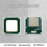 Lector de Tarjetas de Control de Acceso de Escritorio con Módulo RFID UHF USB Mini ENKSCAN con Antena de 0dbi 860-960 MHz Protocolo ISO 18000-6C