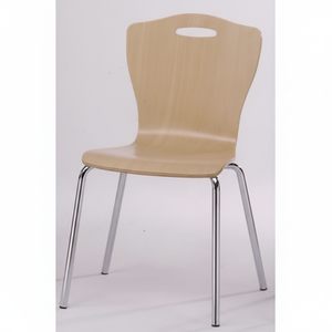 Chaise de salle à manger en bois - Product Image 1