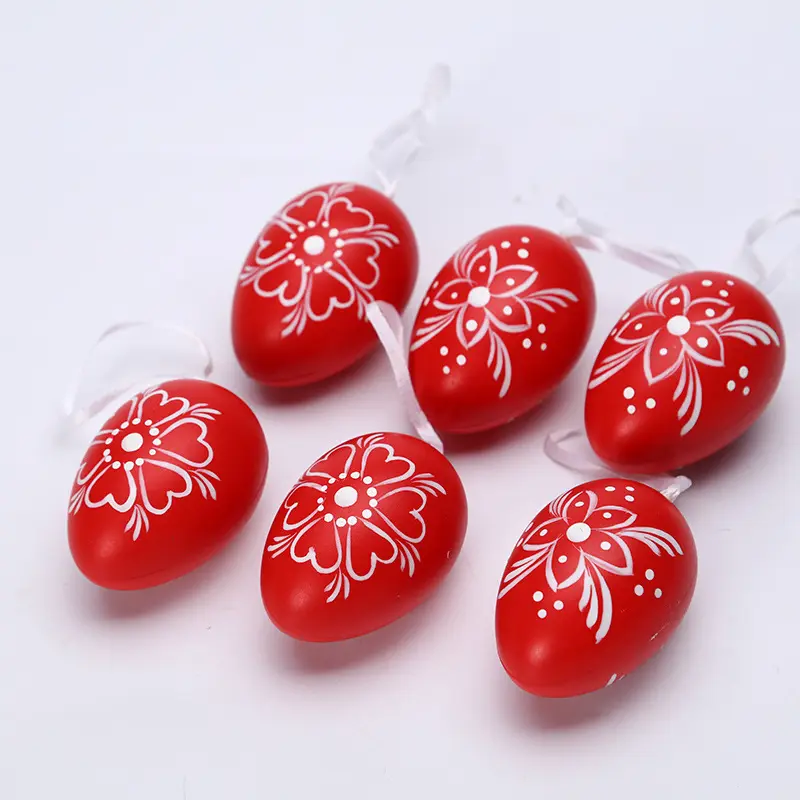 Wholesale Creative Colorful Plastic Eggs Easter Eggs Open Eggs Holiday Decorations Children's Gifts