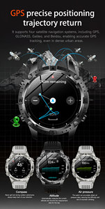 Smartwatch Y102 con Display AMOLED da 1,43'', Chiamate Bluetooth, <span class=keywords><strong>GPS</strong></span>, Orologio Sportivo da Esterno, Impermeabile 3ATM, Monitoraggio Frequenza Cardiaca - Product Image 5