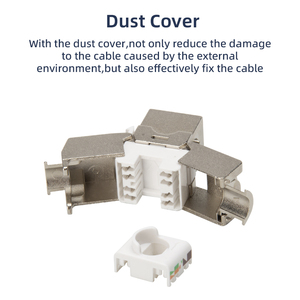 Công cụ mạng miễn phí RJ45 Cat6A Jack nối FTP mô-đun ổ cắm Keystone jack cắm 8P8C CAT5e <span class=keywords><strong>CAT6</strong></span> CAT 6A toolless Keystone jack - Product Image 5