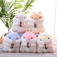 Super Adorable Grosse Poupée Hamster Mignonne Souris Mascotte PP Coton Jouet Animal en Peluche Brodé Graines de Melon Cadeau Couette Fonction