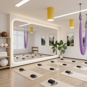 <span class=keywords><strong>Espejo</strong></span> de Gimnasio <span class=keywords><strong>Grande</strong></span> con LED, <span class=keywords><strong>Espejo</strong></span> Luminoso para <span class=keywords><strong>Pared</strong></span> Completa, Disponible para Estudios de Yoga y Danza - Product Image 2