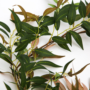 Chất Lượng Cao Levaes Vòng Hoa Nhân Tạo Mùa Thu Màu Xanh Lá Cây Lụa Lá Cây Nho Xmas Phục Sinh Nhà Đám Cưới Trần Treo Nhà Trang Trí Nội Thất - Product Image 3