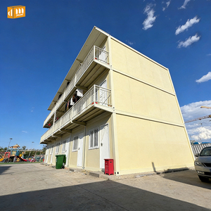 Casa Contenedor Modular Plegable de 3 Pisos, Diseño Moderno y Minimalista, Plan de Vivienda de Respuesta Rápida para Alojamiento de Trabajadores y Dormitorios para Empleados - Product Image 4