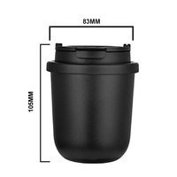 Mugs à café en acier inoxydable à double paroi de 290 ml, personnalisables, écologiques, avec couvercle rabattable, anti-fuite, sans BPA, 8-12 heures, vente en gros