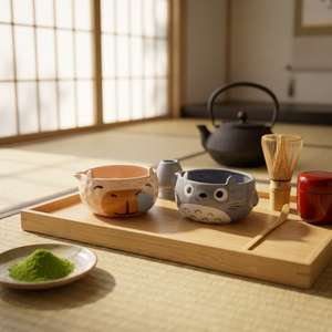 Juego de té Matcha de cerámica de estilo japonés Diseño japonés exclusivo incluye soporte de batidor de cerámica transfronterizo <span class=keywords><strong>para</strong></span> tazón de té Matcha - Product Image 3