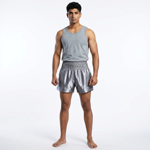 100% Cotton Heat-Transfer Printed Stretch Custom Made Breathable Quick Dry Kick Boxing Muay Thai MMA Shorts for Men Women - Product Image 1