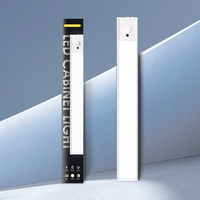 Tira de Luz Inteligente con Sensor de Movimiento, Ultrafina, Recargable por USB, Funciona con Batería, para Iluminación de Armarios, Escaleras y Cajones