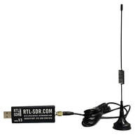 Récepteur radio USB RTL-SDR V2 défini par logiciel avec antenne 22-1100 MHz, tuner RTL2832U R828D/FC0013/FC0012
