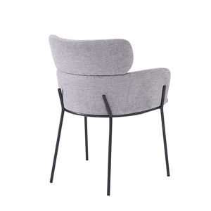 Asiento de tela Espuma de alta densidad Marco de metal Color gris - Product Image 2