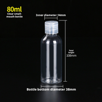 Bouteille en plastique PET sans BPA, compressible, avec bouchon à clapet papillon, anti-fuite, pour shampoing, gel douche, emballage de voyage pour produits de toilette