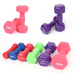 Yoga thể dục neoprene vinyl quả tạ đặt cử tạ phòng tập thể dục 5lb quả tạ - Product Image 3