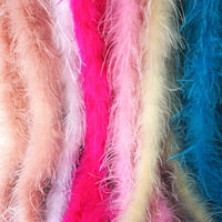Plumes de carnaval colorées d'Afrique du Sud, grandes décorations en plumes d'oiseaux véritables orange, plumes blanches pour la décoration de mariage
