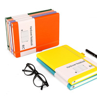 Vente en gros de cahier A5 journal doublé en cuir PU cahier à couverture rigide avec logo personnalisé cahier fournitures scolaires papeterie
