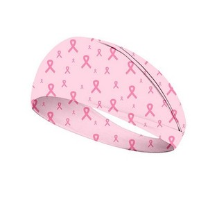 Diadema Deportiva con Lazo Rosa de Alta Calidad, Diadema de Concienciación sobre el Cáncer de Mama para Mujer - Product Image 4