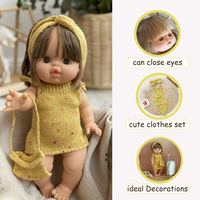 Poupées reborn Yeezwood, nouvelles, 30 cm, corps entier en silicone vinyle, pouvant cligner des yeux, poupées reborn en silicone souple pour filles