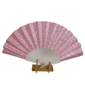 Nouveau style – Éventail pliant en plastique de 23 cm, scintillant, idéal pour les raves, éventail chinois en plastique pour la décoration - Product Image 2