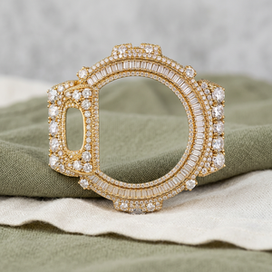 Lunette de montre de luxe personnalisée avec diamants pour montres pour hommes – Vente en gros - Product Image 1