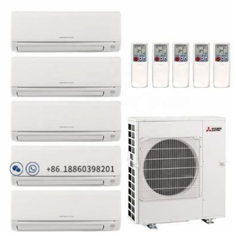 36,000 BTU 19.1 SEER Tri Zone, Sistem Pompa Panas Multi Split 6 + 9 + 12 Harga AC VRF