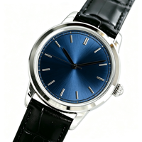 Montre mécanique automatique de luxe ultra-fine pour homme, mouvement importé 9015, acier inoxydable, aiguilles, diamètre 40 mm, 8 mm