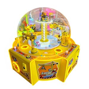 Guangzhou Factory Coin Operated <b>Arcade</b> Game Excavator Lucky Children Crane <b>Claw</b> <b>Machine</b> Xiao Tongyao XTY B455 220V UK Plug for - Product Image 2