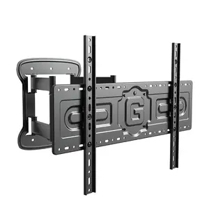 Nghiêng xoay mở rộng san lấp mặt bằng kép có khớp nối Arms TV Wall Mount cho 32-75 inch TV lên đến 40kg