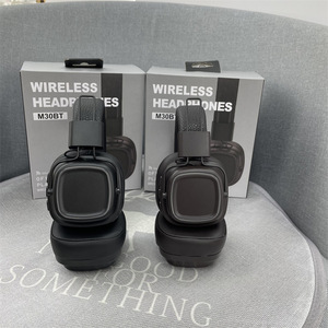 หูฟังไร้สาย M30BT แบบครอบหู สำหรับเล่นเกม พร้อมการชาร์จแบบ Type C ดีไซน์พับได้ - Product Image 1