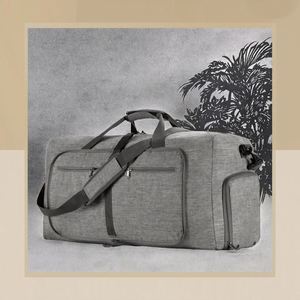 Sac de sport et de voyage en toile cationique grande capacité de haute qualité avec fermeture éclair, sac de fitness à la mode - Product Image 2