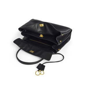 Của phụ nữ chanh Koko 2025 mô hình mới Rodeo PU thời trang công suất lớn Tote Túi dây đeo duy nhất dây kéo đóng cửa Polyester Lót kết cấu - Product Image 4