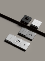 Interruptor de Pared Estándar Europeo con Superficie Táctil, Interruptor Táctil de Doble Polo de 16A con Material de PC para Uso Doméstico