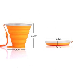 Tasse à café et à thé résistante à la chaleur, durable, faite à la main, en silicone pliable - Product Image 6