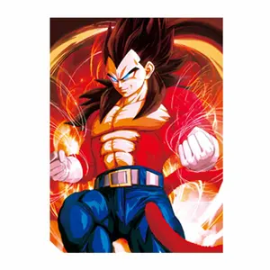 Desain Siap 3D Cetakan Lentikular Anime Dragon Ball Poster 3D Cetak Lukisan Lentikular Gambar 3d