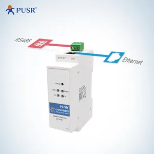 محول USR-DR302 القياسي DIN-Rail المسلسل RS485 إلى إيثرنت لنقل البيانات بشكل شفاف TCP/IP Modbus إلى إيثرنت