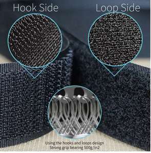 Flame Retardant Nylon for Velcro Tape Heat Resistant <b>Adhesive</b> Strips for Fastening Automotive Shoes Bags & Apparel <b>Hook</b> & Loop - Product Image 4