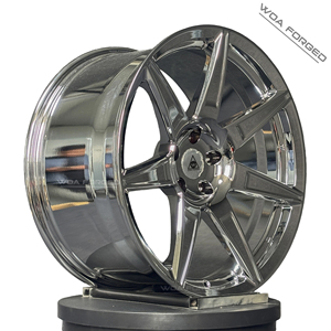 عجلة مصنوعة حسب الطلب مقعرة ومصقولة بالكروم مقاس 18 و19 و20 بوصة 5x120 5x114.3 5x112 لسيارة موستانج - Product Image 1