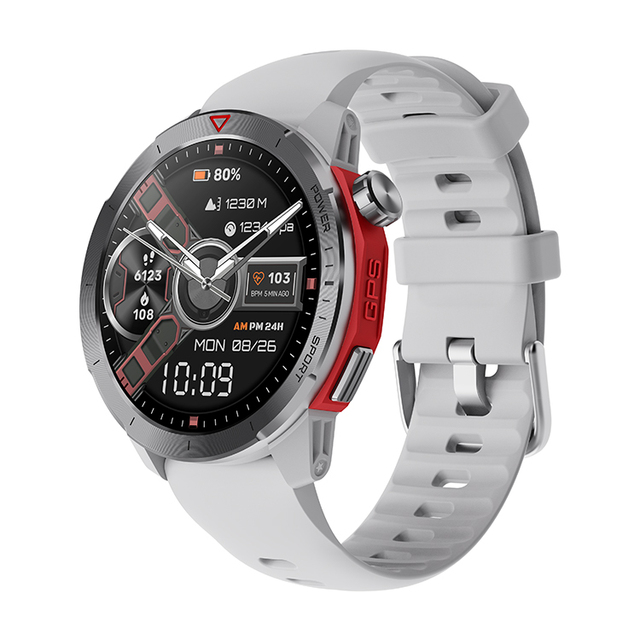 1.43inch Round Amoled Display Original Smartwatch Compass 3ATM Waterproof Sports Phone Call Watches MG04 GPS Smart Watch for Men