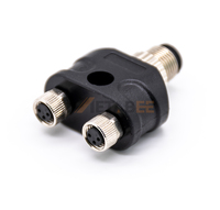 M8 M12 vers adaptateur Connecteur 4 broches A Code mâle femelle T Y Type