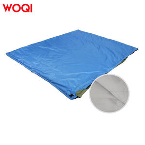 Sac de couchage Woqi style momie 0,5 kg en nylon respirant et léger pour adultes, randonnée, voyage, bleu ciel - Product Image 3