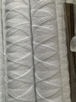 Cartouche filtrante à sédiments en PP tissé de 10 x 2,5 pouces, 1 à 100 microns, pour usage industriel, pour machine d'osmose inverse