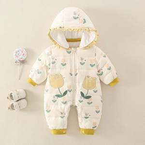 Mono de Invierno con Capucha para Bebé, Traje de Nieve para Niños y Niñas, Ropa Gruesa de 0 a 24 Meses, Mono con Capucha de Oso, Mono Abrigado - Product Image 6