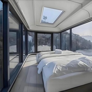 Casa Modular Prefabricada Tipo Cápsula Espacial para Exteriores, Casa Móvil, Cabaña Tipo Apple para Zonas Turísticas, Caseta de Vigilancia, Puesto de Venta Moderno - Product Image 5