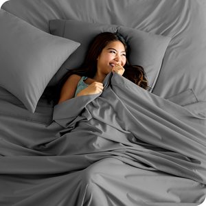 100% sang trọng tấm ga trải giường Tre Bộ với gối shams siêu mềm màu xám bộ đồ giường khách sạn dùng một lần Bộ mô hình giáng sinh - Product Image 6