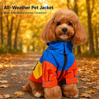Veste Softshell à Capuche Coupe-Vent pour Chien, Automne-Hiver, pour Petits Animaux, Style Teddy Bichon, Extérieur