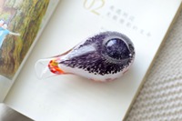 Figurine d'oiseau en verre soufflé à la main, écologique, multicolore, mascotte, presse-papiers pour étagère, bureau et table basse, cadeau de fêtes